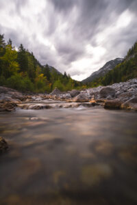 Auf dem Weg zur Vorderkaserklamm