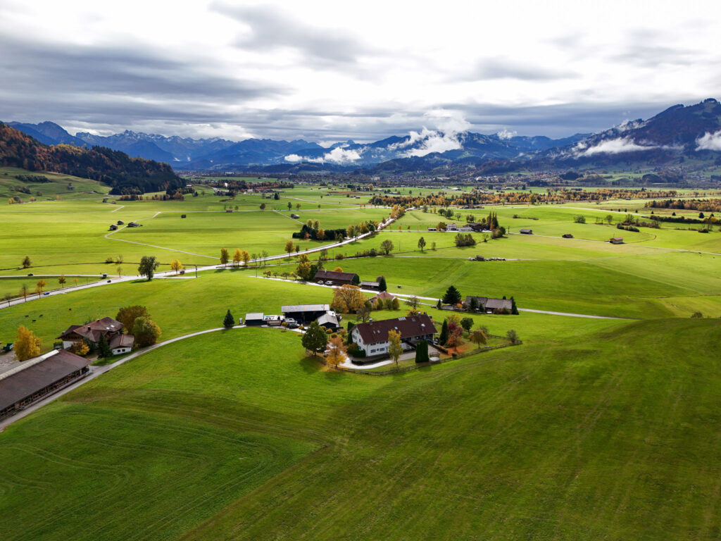Blick in Richtung Sonthofen
